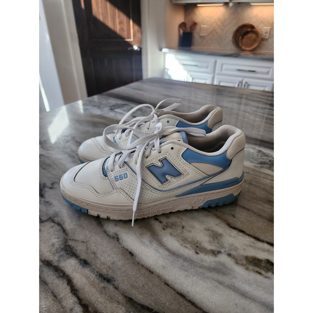 New Balance 550 White University Blue BBW550BC Womens 9.5 Retro Sneakers